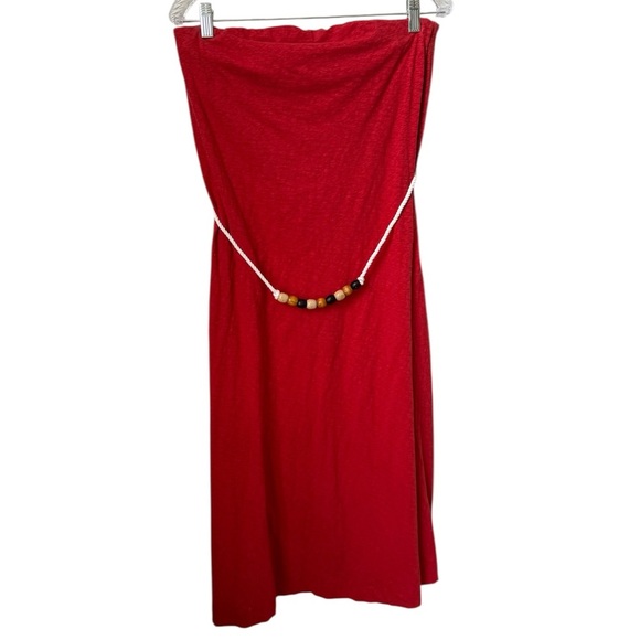 Free People Beach Peyton Maxi Valiant Poppy Size Medium - Picture 3 of 7